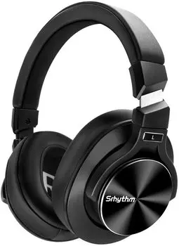 Беспроводные наушники Srhythm NC75Pro с шумоподавлением, Bluetooth-наушники, 40 часов воспроизведения музыки с микрофоном, быстрая зарядка для металла