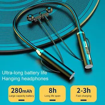 Беспроводные наушники Стабильная передача Эргономичное интеллектуальное шумоподавление чёрный