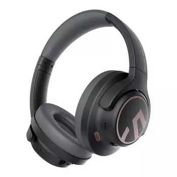 Беспроводные наушники SUMMER Gold SOUNDPEATS Space с функцией активного шумоподавления, совместимые с 123 часами непрерывной работы в беспроводном режиме. Совместимость с приложениями.