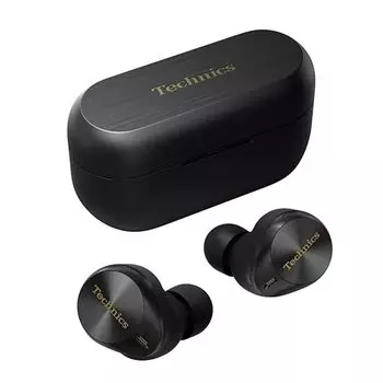 Беспроводные наушники Technics, черные, с шумоподавлением Bluetooth, 3 шт., совместимые с IPX4 LDAC, высокое качество звука, воспроизведение, быстрая зарядка чёрный