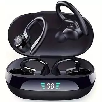 Беспроводные наушники True Wireless Earbuds Ear Hook Sports HiFI Stereo Waterproof Headset With Mic TWS Headphones