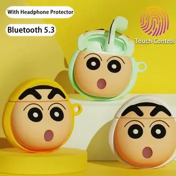 Беспроводные наушники Всплывающие вкладыши-вкладыши с шумоподавлением Датчик для наушников Surround Bluetooth 5.3 Интеллектуальная гарнитура с сенсорным управлением белый