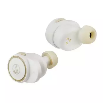 Беспроводные наушники WH Bluetooth Полностью беспроводные До 21 часа воспроизведения Улучшенное качество звонков Режим низкой задержки Возможность использования одним ухом Белый