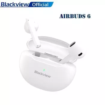 Беспроводные наушники-вкладыши Blackview AirBuds 6 со встроенным микрофоном и защитой от воды IPX7