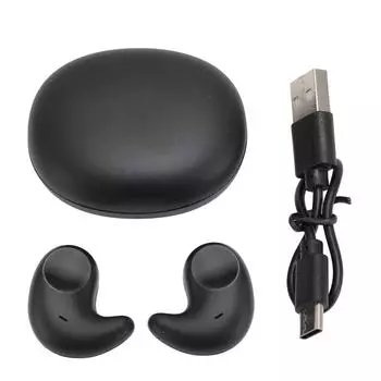 Беспроводные наушники-вкладыши Invisible Sleep Earbuds Bluetooth 5.3 со светодиодным дисплеем батареи для сна и работы