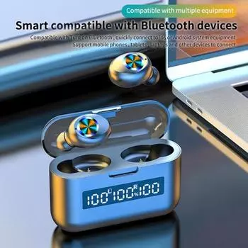 Беспроводные наушники-вкладыши X35 с защитой от пота, автоматическое сопряжение B белый