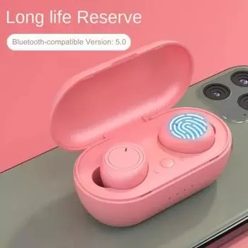 Беспроводные наушники Yousheng Y50 с шумоподавлением, Bluetooth-совместимая 5,0, мини-вкладыши, стереомузыкальная гарнитура для бега