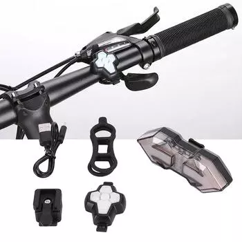 Беспроводные пульты дистанционного управления велосипедный задний фонарь перезаряжаемый велосипедный предупреждающий фонарь водонепроницаемый велосипедный задний фонарь для ночной езды на велосипеде