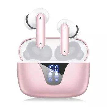 Беспроводные сенсорные наушники для длительного прослушивания музыки, управление, зарядка по типу C, воспроизведение, компактные/легкие