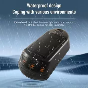 Беспроводные солнечные фонари для кабины грузовика, солнечные фонари на крыше, автоматическое включение/выключение, датчик вибрации, водонепроницаемые светодиодные фонари для универсального автомобиля белый