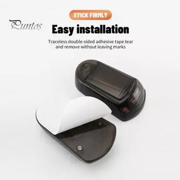 Беспроводные солнечные фонари для кабины грузовика, солнечные фонари на крыше, автоматическое включение/выключение, датчик вибрации, водонепроницаемые светодиодные фонари для универсального автомобиля чёрный