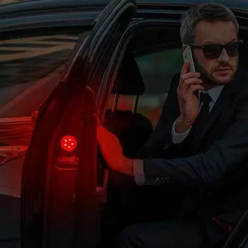 Беспроводные светодиодные предупреждающие огни для дверей автомобиля, светодиодная лента для дверей автомобиля, 5 шт., беспроводные сигнальные огни для кузова автомобиля, водонепроницаемые, защита от ударов сзади жёлтый