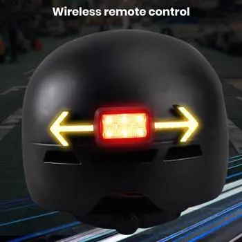 Беспроводные указатели поворота для велосипеда, указатель поворота для шлема, задний фонарь для велосипеда, задний фонарь для езды на велосипеде, предупредительный стробоскоп, водонепроницаемый задний фонарь для велосипеда красный