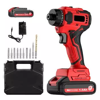 Бесщеточная отвертка 21 В, крутящий момент, 2 режима управления скоростью, набор инструментов для ремонта, электрическая отвертка, отвертка, мини электроинструмент us-1 battery