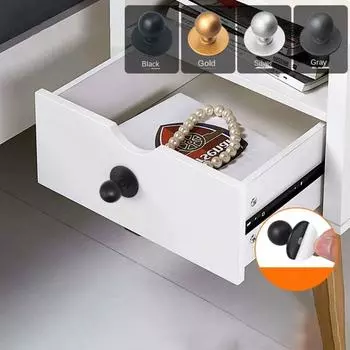 Бесшовная липкая ручка самоклеящаяся дверная ручка цинк цинковый сплав цинковый сплав ручка для ящика ванная комната серебряный