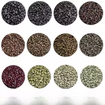 Бесшовное кольцо для наращивания волос с силиконовой ручкой и золотой проволокой 100 pcs bag