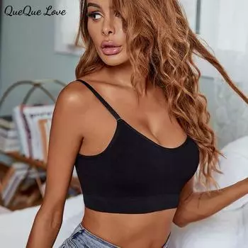 Бесшовное нижнее белье сзади, однотонная майка, сексуальная S