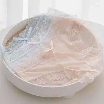 Бесшовное тонкое нижнее белье, женские кружевные сексуальные трусы со средней талией, тонкое дышащее кружевное нижнее белье для девочек, женские сексуальные кружевные трусики, комфортное нижнее белье, стринги L серый