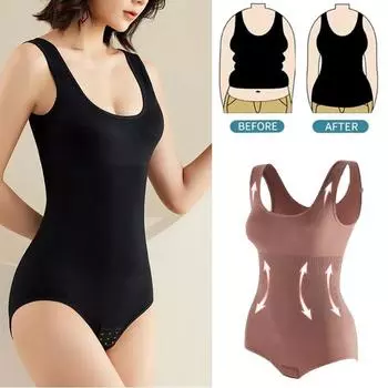 Бесшовные Bodyshapers женские боди с контролем живота Корректирующее белье для похудения Bodyshaper Tanks стринги женский комбинезон ZPG