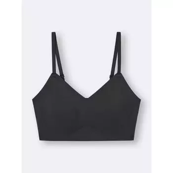 Бесшовные бретели бюстгальтера Gu By Uniqlo Airy без косточек 09 BLACK/XS