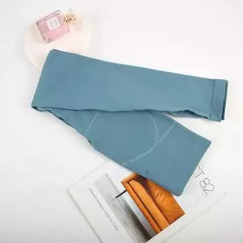 Бесшовные брюки для йоги для женщин, подтягивающие ягодицы тренировочные колготки для спортзала и фитнеса, спортивная одежда S синий