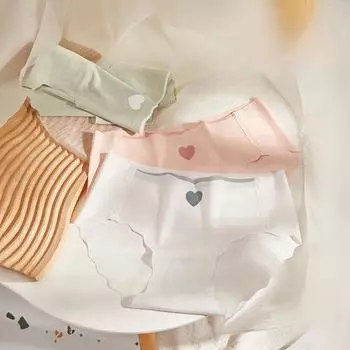 Бесшовные дышащие трусы Ice Silk со средней посадкой для женщин Extra Large