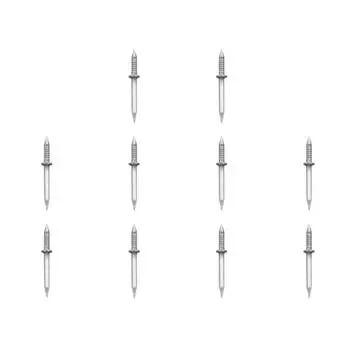 - Бесшовные гвозди Твердые роговые гвозди для плинтусов (10 шт)