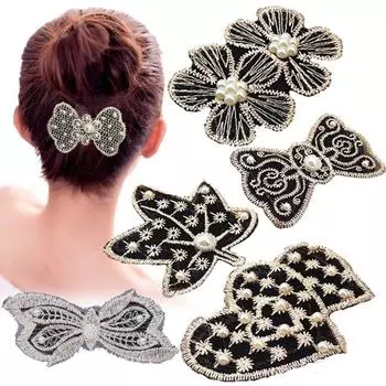 Бесшовные кружева Волшебная паста Челка-бант Фиксированная челка Заколки для волос Аксессуары для волос Головные уборы Челка Паста 04