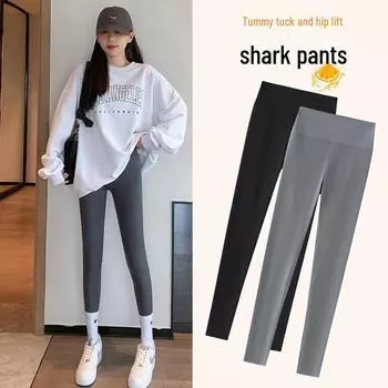 Бесшовные леггинсы с высокой талией: Штаны для йоги Nude Wear на осень/зиму с подтяжкой живота и бедер. XL