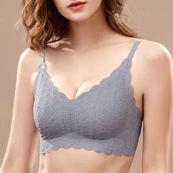 Бесшовные мягкие бюстгальтеры, жилет, удобный бюстгальтер без косточек, однотонное нижнее белье для девочек, топ, женское нижнее белье с эффектом пуш-ап S белый
