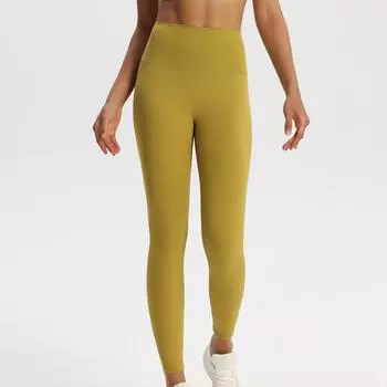 Бесшовные однотонные повседневные облегающие леггинсы для йоги, женские спортивные обтягивающие леггинсы с высокой талией, женские леггинсы для йоги с эффектом пуш-ап, для бега, тренировок, фитнеса 25579 S