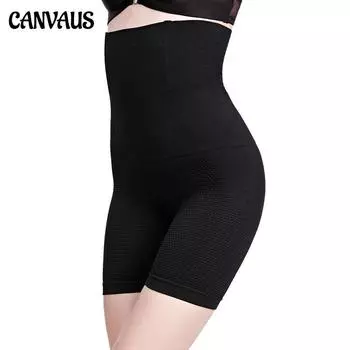 Бесшовные сотовые брюки для живота с высокой талией и подъемом бедер. Послеродовые удлиненные боксеры. Нижнее белье. Защитные брюки для тела. Большие размеры. XXXL чёрный