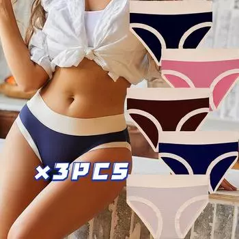 Бесшовные трусики для женщин, 3 шт./компл., трусики с высокой талией для женщин, M-XXXL, трусики с эффектом пуш-ап, нижнее белье для живота, удобное и дышащее M