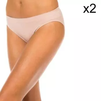 Бесшовные трусы из микрофибры Pack-2 D05DZ женщина L/XL разноцветный