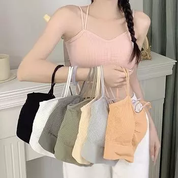 Бесшовный бюстгальтер с запахом на спине Бесшовный бюстгальтер с запахом на спине и перекрещенной лямкой без стальных колец One Size