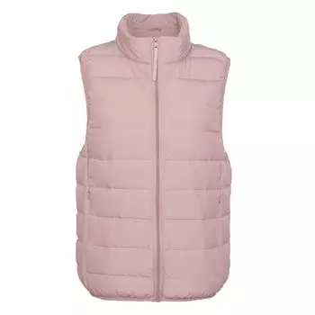 Бесшовный интегрированный тканый материал, пуховый жилет женский осенне-зимний новый жилет с воротником-стойкой короткий S белый