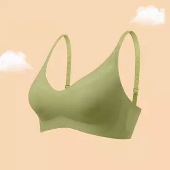 Бесшовный ультратонкий бюстгальтер без косточек для женщин, мягкий дышащий бюстгальтер, сексуальное нижнее белье, женское нижнее белье M белый