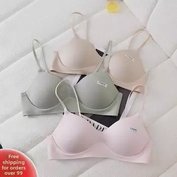 Бесшовный женский бюстгальтер из модала Zhiqu - тонкий, без косточек, с небольшой поддержкой груди, дышащий M (70C/75A/75B)
