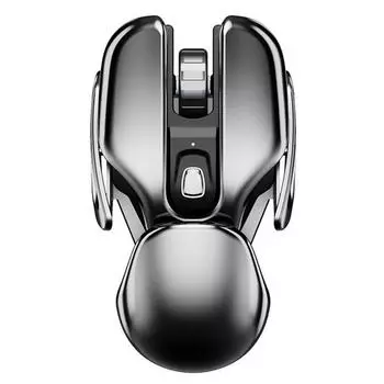 Бесшумная беспроводная мышь USB-приемник Настольные водонепроницаемые алюминиевые игровые мыши ПК Ноутбук Компьютер Офис Домашнее использование Wireless белый