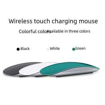 Бесшумная Bluetooth-мышь Magic Control для ноутбуков Apple (2-е поколение), Беспроводной и перезаряжаемый чёрный