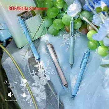 Бесшумная гелевая ручка Ometta — быстросохнущая, готовая к экзаменам, высококачественная ручка для подписи студентов 0.5mm Black ST Tip