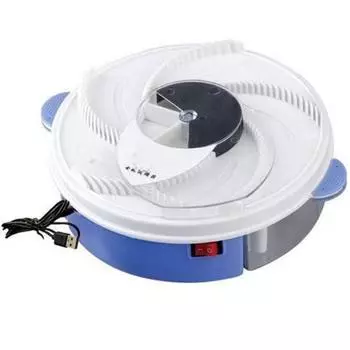 Бесшумная перезаряжаемая автоматическая ловушка для мух для ресторанов, отелей и домов