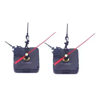 Бесшумный механизм со стрелками для ремонта настенных часов 12мм/18.5мм Ordinary axis