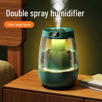 Бесшумный бытовой увлажнитель воздуха для спальни, кондиционируемых помещений и офиса с функцией ароматерапии и очистки воздуха для беременных женщин.