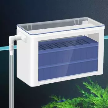 Бесшумный фильтр для аквариума с кислородом, подвесной аквариум, водяная завеса, фильтр-бокс для аквариума, фильтр для аквариума S