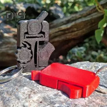 Бесшумный кликер для снятия стресса, игрушка-брелок для ключей, игрушка-кнопка для снятия стресса, игрушка-кнопка для тихих мест, библиотеки, кабинета белый