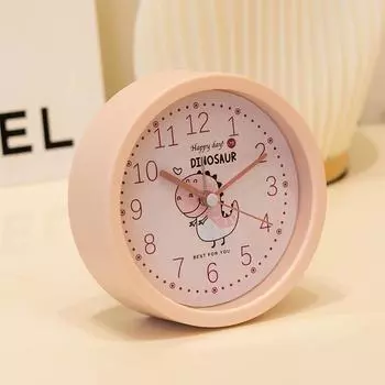 Бесшумный маленький будильник изголовья кровати настольный для спальни студенческие часы для использования в качестве настольного артефакта для пробуждения настольные часы зелёный