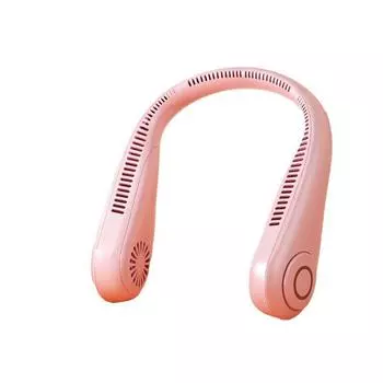 Бесшумный мини-вентилятор для шеи: Перезаряжаемый USB, Долгое время работы от аккумулятора