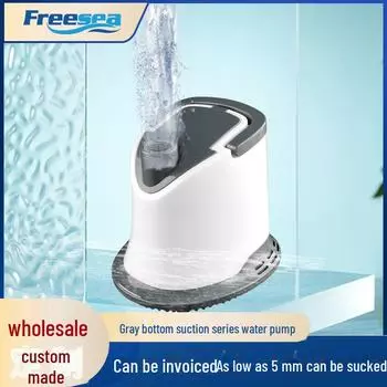 Бесшумный многофункциональный погружной аквариумный насос Changhai с защитой от сухого горения и нижним всасыванием при низком уровне воды FS-810