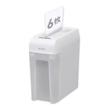 Бесшумный шредер Iris Ohyama для дома Измельчает 5 крестов 5 минут непрерывной работы Совместим с пылесборником Вмещает P5HCS Белый Использование, Куски, Резка, Использование, белый